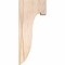Ekena Millwork Del Monte Smooth Corbel, Douglas Fir, 3 1/2"W x 6"D x 14"H COR04X06X14DEL00SDF - alternate 4